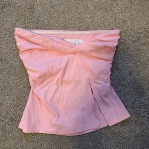 Pink Strapless Women's Top